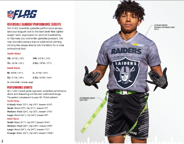 NFL Reversible Gameday Performance Jerseys