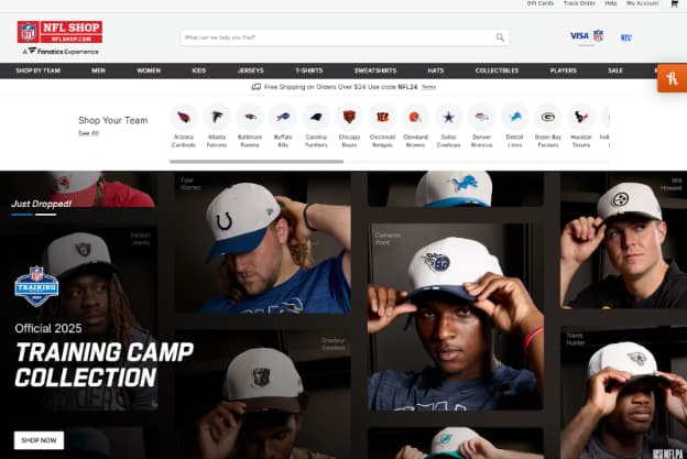 NFL's Merchandise Sales NFL's Merchandise Sales