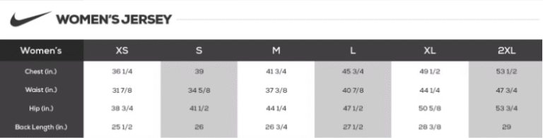 NFL Jersey Size Chart – Different Types & Comparison