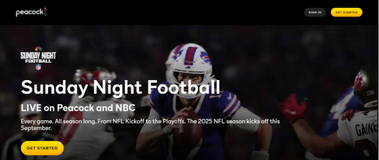 How To Watch The NFL On Peacock