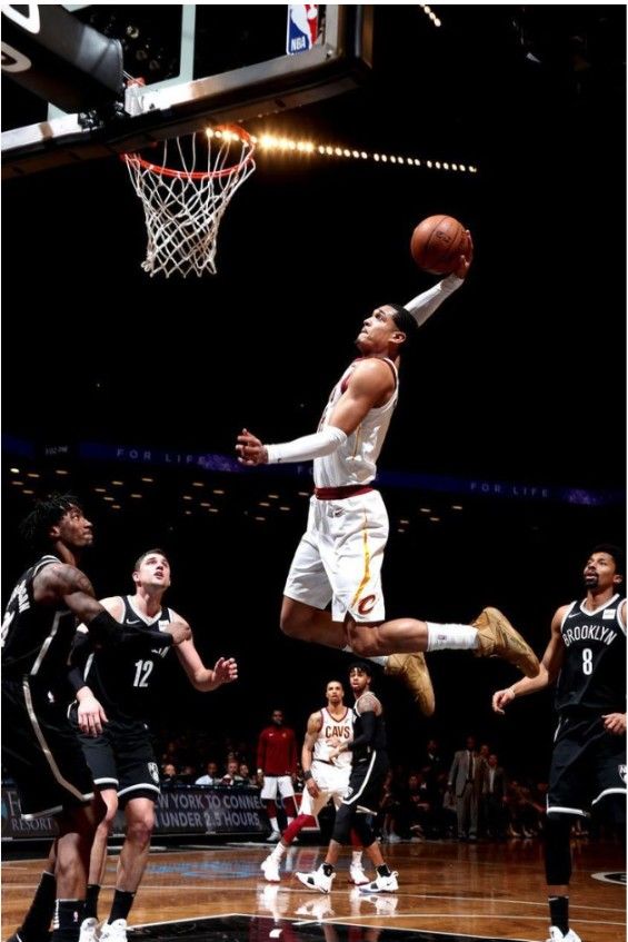 Player Dunking Against Brooklyn Nets NBA Player Dunking Against Brooklyn Nets NBA