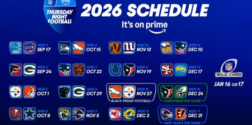 Prime-Time Games Schedule Prime-Time Games Schedule